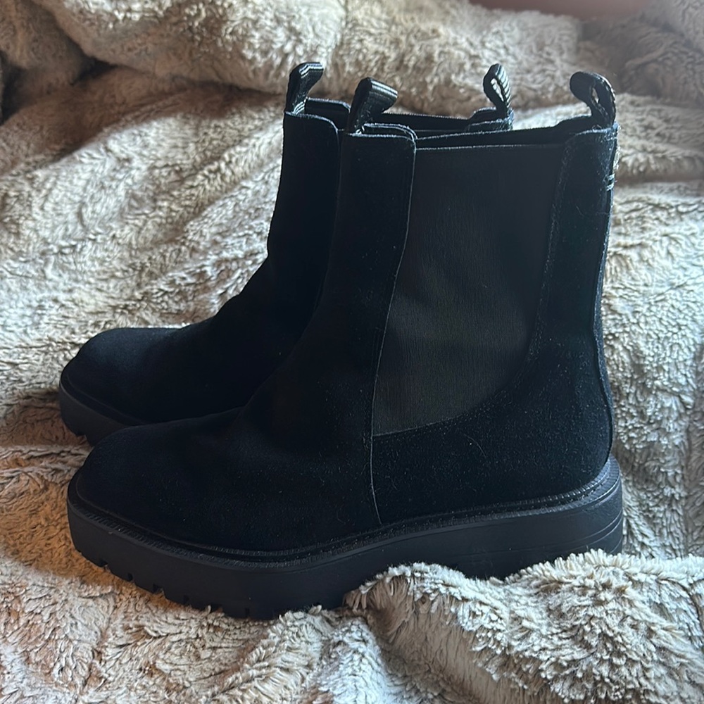 Sam Edelman Laguna black suede boots
